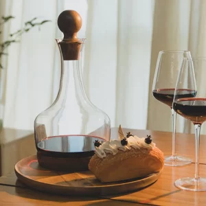 Carafe en verre avec bouchon 2