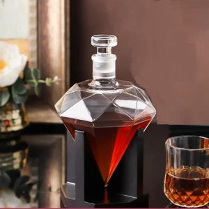 Carafe whisky diamant