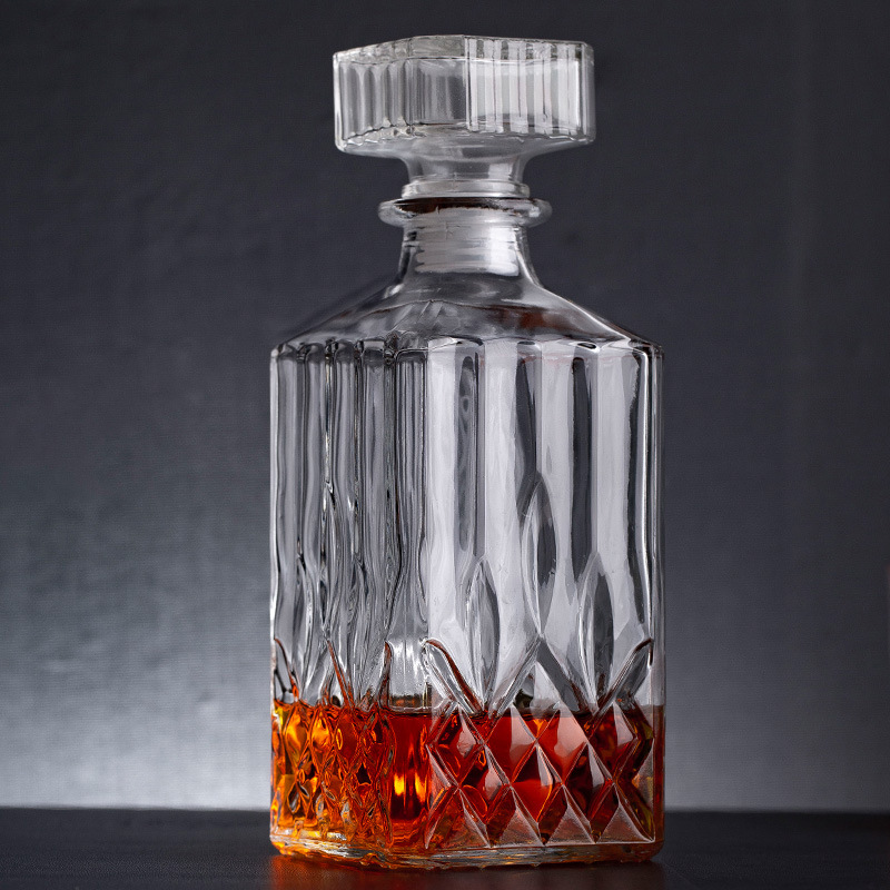 Carafe en verre whisky