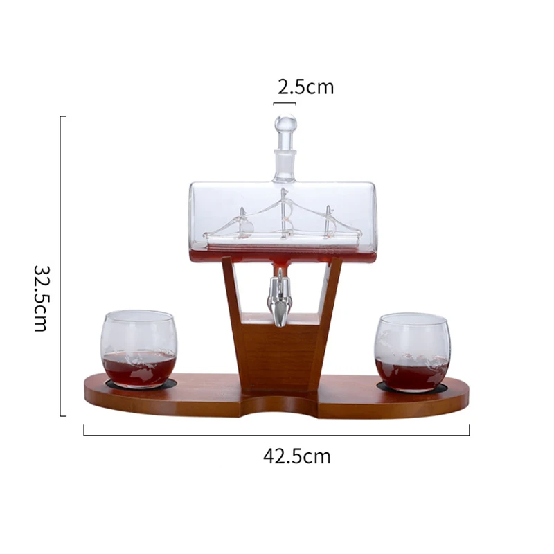 Carafe et verre a vin – Image 3