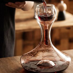 Carafe à décanter avec aérateur