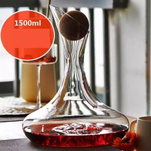 Carafe en verre avec bouchon liège