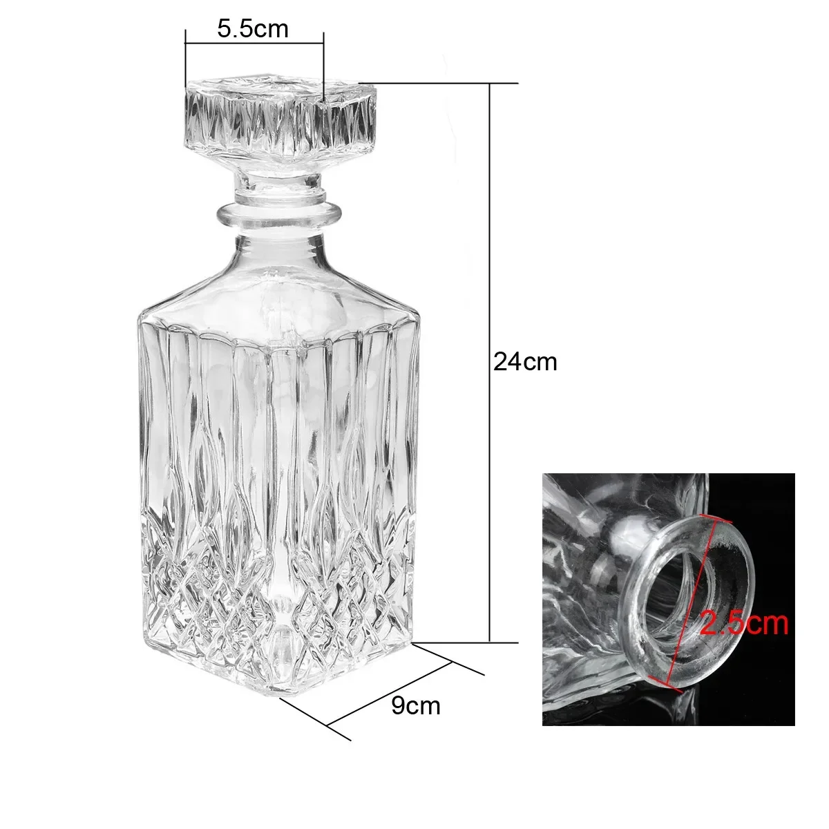 Carafe en verre whisky – Image 6
